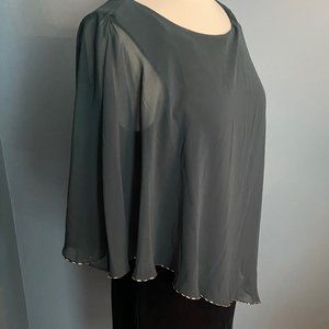 Size 6  Brand New SLYN Green Velvet Dress